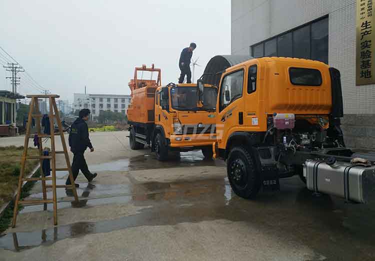 挑战中骐重工混凝土车载泵 挑战中骐重工混凝土车载泵